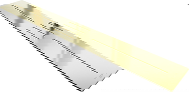 Mexen Toro декоративен панел за поддушов поднос 170-200 см, златен - 43930050