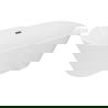 Mexen Luna Slim свободностояща вана 170 x 75 cm, бяла, преливник gun gray четкан - 52041707500-66