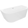 Mexen Oval Slim свободностояща вана до стената 170 x 80 см, бяла, хромиран