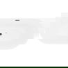 Mexen Oval Slim свободностояща вана, монтирана до стена 170 x 80 cm, бяла, черен преливник - 52661708000-70