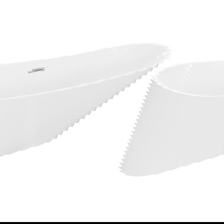 Mexen Dora свободно стояща вана 150 x 75 см, бяла, с преливник хром - 52071507500-01
