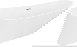 Mexen Dora свободно стояща вана 150 x 75 см, бяла, с преливник хром - 52071507500-01