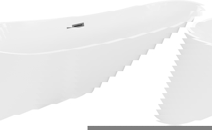 Mexen Dora свободностояща вана 150 x 75 см, бяла, преливник gun metal - 52071507500-95