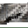 Mexen Lunar L Duo ъглов душ кабина 90 x 85 см, прозрачна, златна мат - 834L-090L-085P-55-00