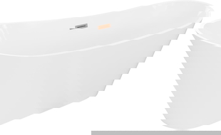 Mexen Dora свободно стояща вана 170 x 75 cm, бяла, преливник от четкана мед - 52071707500-65