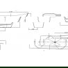 Mexen Dora свободно стояща вана 170 x 75 см, бяла/черна, преливник gun metal - 52071707575-95