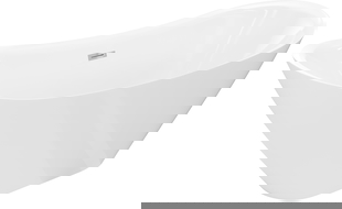 Mexen Lotos стояща вана 140 x 75 cm, бяла, преливник хром - 52051407700-01