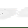 Mexen Lotos свободно стояща вана 140 x 75 cm, бяла, преливник четкана мед - 52051407700-65