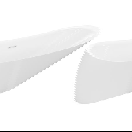 Mexen Lotos свободностояща вана 150 x 75 cm, бяла, бял преливник - 52051507700-20