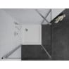 Mexen Pretoria душ кабина с врата 90 x 90 см, прозрачна, хром + корито Flat - 852-090-090-01-00-4010