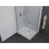 Mexen Pretoria отваряща се душ кабина 90 x 70 см, прозрачна, хром + плосък