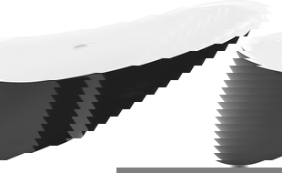 Mexen Lotos самостоятелно стояща вана 160 x 75 cm, бяла/черна, преливане бяло - 52051607775-20