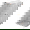 Mexen Lunar Duo душ кабина с панти 100 x 85 см, прозрачно, четкан мед - 834-100L-085P-65-00