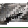 Mexen Lunar Duo душ кабина с панти 100 x 85 см, прозрачно, четкан мед - 834-100L-085P-65-00