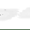 Mexen Lotos самостоятелна вана 170 x 75 см, бяла, преливен четка Gun Grey - 52051707700-66
