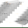 Mexen Lunar L Duo душ кабина с отварящи се врати 115 x 80 см, прозрачна, розово злато - 834L-115L-080P-60-00