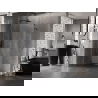 Mexen Lunar Duo душ кабина 80 x 80 см, прозрачна, четка в цвят gun gray - 834-080L-080P-66-00