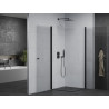 Mexen Pretoria Двойна душ кабина с врати 90 x 90 см, прозрачна, черна