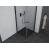 Mexen Pretoria Двойна душ кабина с врати 90 x 90 см, прозрачна, черна