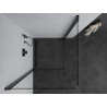 Mexen Pretoria Двойна душ кабина с врати 90 x 90 см, прозрачна, черна