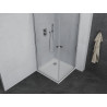 Mexen Pretoria Душ кабина с две врати 80 x 80 см, прозрачно стъкло, хром + плосък