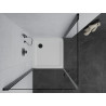 Mexen Pretoria Дуо душ кабина с отваряеми врати 90 x 90 см, прозрачна, черна +