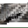 Mexen Lunar Duo душ кабина 80 x 70 см, прозрачна, черна - 834-080L-070P-70-00
