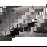 Mexen Lunar Duo душ кабина с врати 115 x 115 см, прозрачна, черна - 834-115L-115P-70-00