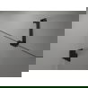 Mexen Lunar Duo двукрилна душ кабина 120 x 80 см, прозрачна, черна - 834-120L-080P-70-00