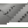 Mexen Lunar Duo люлееща се душ кабина 100 x 95 см, прозрачно стъкло, gun metal - 834-100L-095P-95-00
