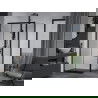 Mexen Apia душ кабина плъзгаща се 90 x 70 см, прозрачна, черна - 840-090-070-70-00