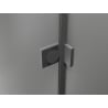 Mexen Lunar Duo отваряема душ кабина 120 x 95 см, прозрачна, Gun Metal - 834-120L-095P-95-00