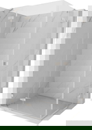 Mexen Lunar Duo кабина за душ с отварящи се врати - лява, 105 x 95 см, прозрачен, четкан никел - 834-105L-095P-97-00