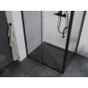 Mexen Apia душ кабина с плъзгащи се врати 120 x 80 см, прозрачно, черно - 840-120-080-70-00