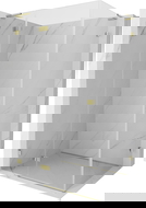 Mexen Lunar L лява душ кабина, отваряема, 95 x 70 см, прозрачна, златна - 834L-095-070-50-00-L