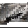 Mexen Lunar L лява душ кабина 80 x 70 см, прозрачна, златна матова - 834L-080-070-55-00-L