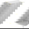 Mexen Lunar L лява душ кабина 100 x 80 см, прозрачна, златиста матова - 834L-100-080-55-00-L