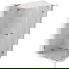 Mexen Lunar L душ кабина лява 85 x 70 см, прозрачно, розово злато - 834L-085-070-60-00-L