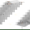 Mexen Lunar L лява душ кабина 80 x 80 см, прозрачна, розово злато - 834L-080-080-60-00-L