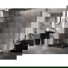 Mexen Lunar L душ кабина лява 70 x 70 см, прозрачно, четкан мед - 834L-070-070-65-00-L