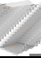 Mexen Lunar L душ кабина с врата, лява, 95 x 80 см, прозрачна, четкана мед - 834L-095-080-65-00-L