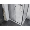 Mexen Apia плъзгаща душ кабина 120 x 70 см, прозрачна, хром + плоскост