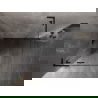 Mexen Lunar L лява душ кабина с врати 70 x 70 cm, прозрачна, черна - 834L-070-070-70-00-L