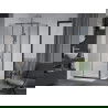 Mexen Apia душ кабина плъзгаща 120 x 80 см, прозрачна, хром + поддушова база Flat - 840-120-080-01-00-4010