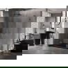 Mexen Lunar L лява отваряема душ кабина 75 x 70 см, прозрачно стъкло, gun metal - 834L-075-070-95-00-L