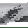 Mexen Apia душ кабина плъзгаща 140 x 80 см, прозрачна, хром + поддона Flat - 840-140-080-01-00-4010