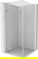 Mexen Lunar L лява душ кабина отваряема 70 x 70 см, прозрачна, матов никел - 834L-070-070-97-00-L