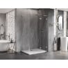 Mexen Lunar L душ кабина с отваряща се дясна врата 90 x 80 см, прозрачна, хром - 834L-090-080-01-00-P