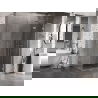 Mexen Lunar L душ кабина с врата на панти дясна 95 x 80 см, прозрачна, хром - 834L-095-080-01-00-P
