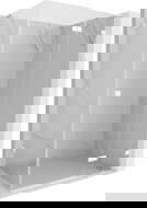 Mexen Lunar L дясна отваряема душ кабина 95 x 80 см, прозрачна, бяла